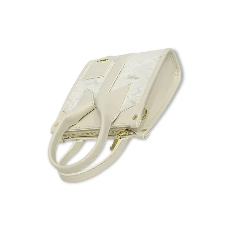 MACK JODAER Synthetic Leather Shoulder Bag Crossbody Bag Handbag Regular Women's Ecru-6
