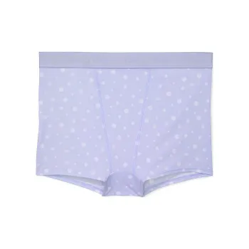 Victoria's Secret PINK Logo Micro High-Waist Boyshort Panty/HBDP Underpants Women's 1 Pack Hydrangea Blue