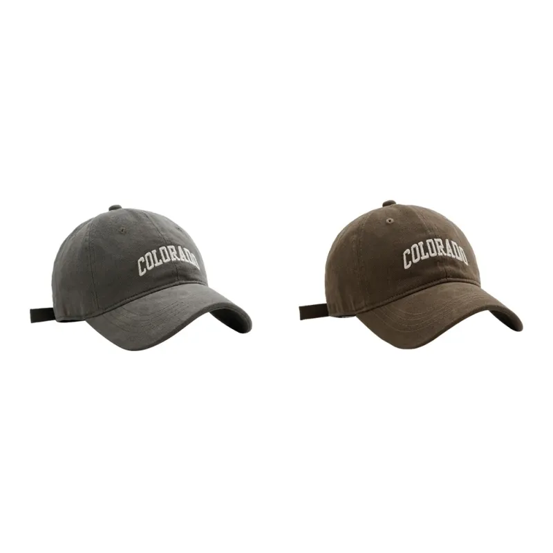 Ai Jiawei Cotton Baseball Caps Unisex Multicolor-30