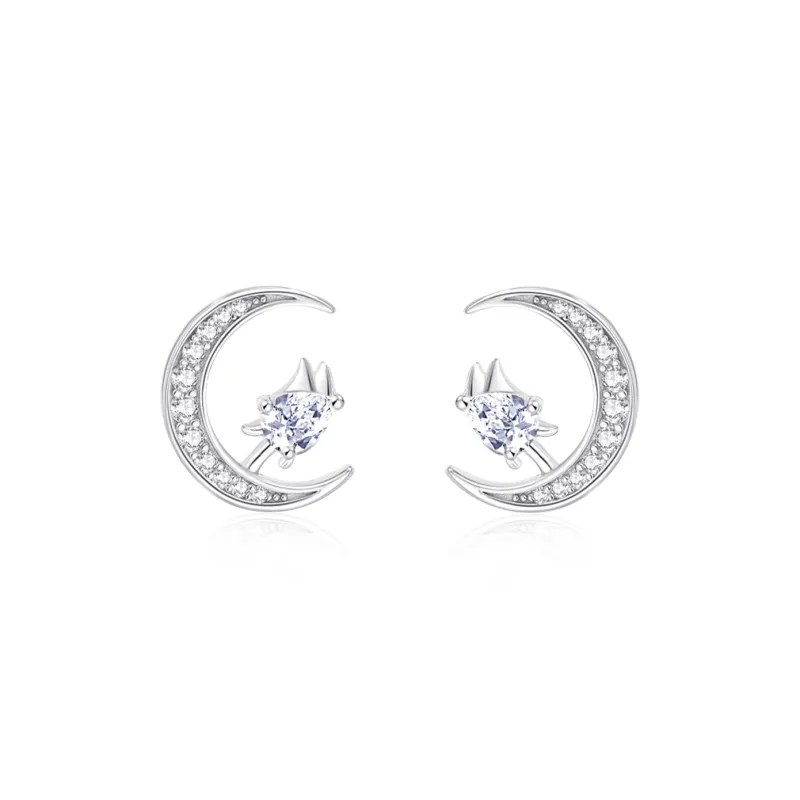 SEVEN COOK 925 Sterling Silver Stud Earrings Women's-0