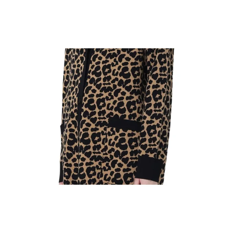 MaxMara Leopard Patterned V Neck Cardigan-6