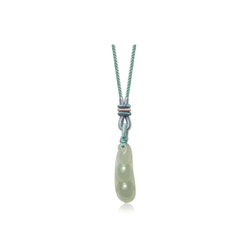 CHAOHONGJI Hetian Jade Necklaces Green Jade Women's