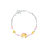 Small Tiger 925 Sterling Silver Bracelet