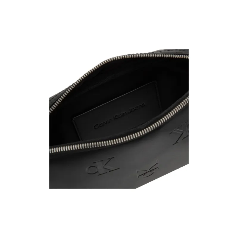 CALVIN KLEIN Synthetic Material Shoulder Bag Medium Size Men's Space Black-3