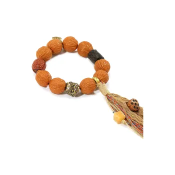 LIBALU Monkey Head Walnut Bracelets Unisex