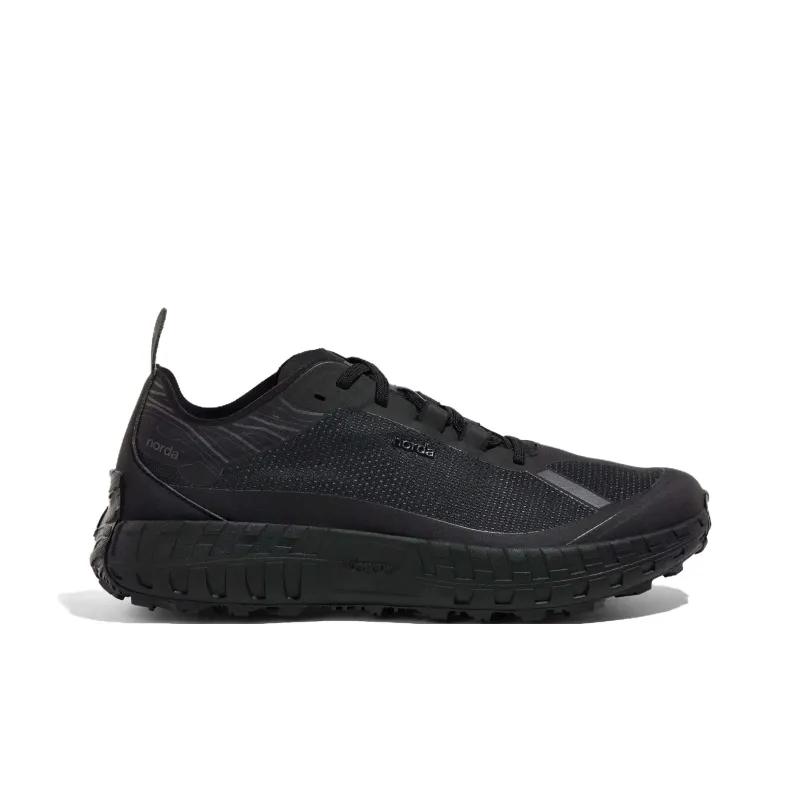 NORDA 001 Anti Slip Wear Resistant Low Top Running Shoes Men's Black-1