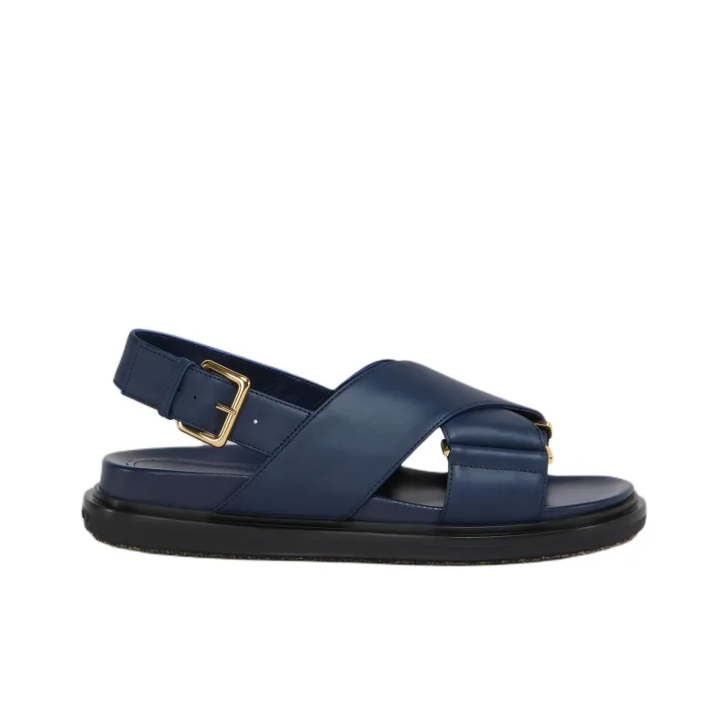MARNI Logo Embossed Buckled Sandals Women's-1