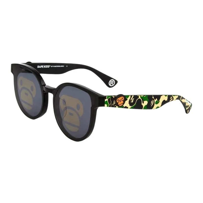 A BATHING APE Plate Frame Irregular Shape Sunglasses Kids' Multicolor-0