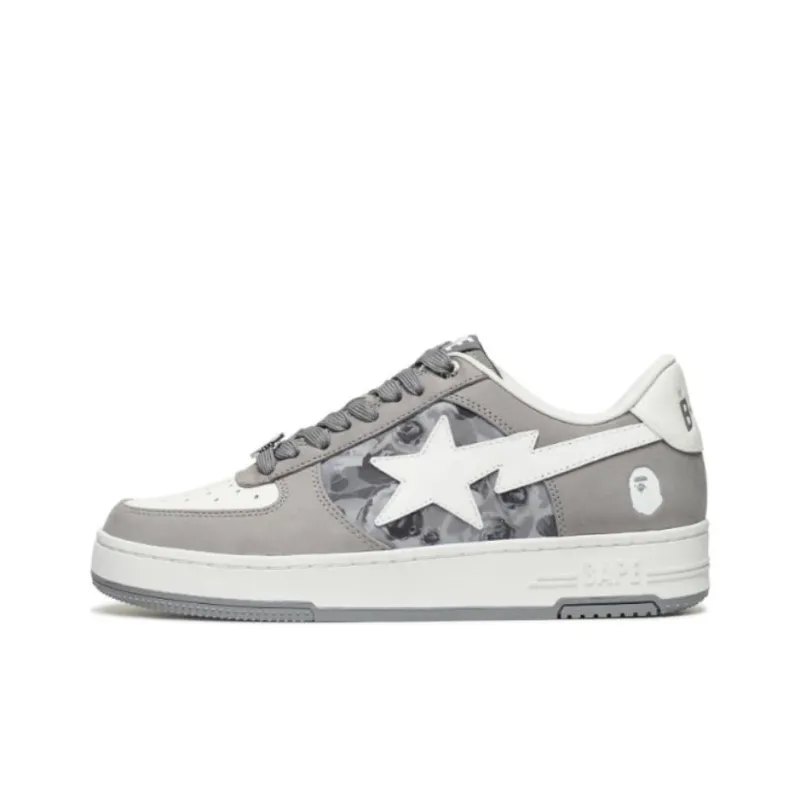 A BATHING APE STA Wear Resistant Low Top Skateboard Shoes Unisex-0