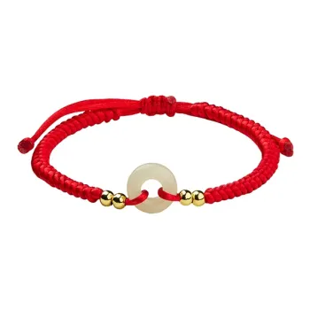 Honglangji Bracelets White Jade/Pale Greenish White Jade Unisex