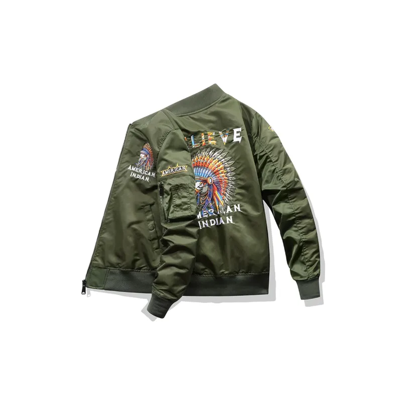 TREK&TRAVEL Baseball Jacket Men's-2
