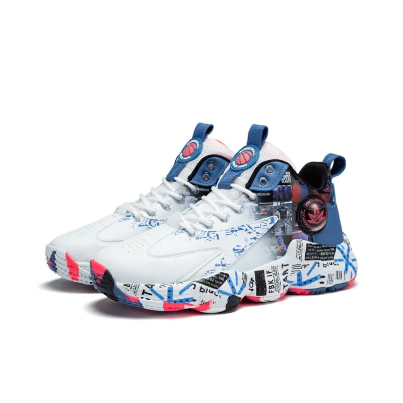 Black tailed Deer Shock Absorbers With Slip Resistant And Abrasion Resistant Properties Mid Top Basketball Shoes Unisex-12