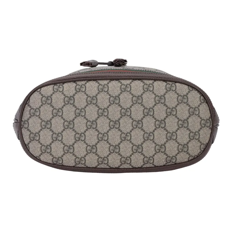 GUCCI Ophidia Canvas With Leather Bucket Bag Crossbody Bag Regular Women's Ebony/Brown-3