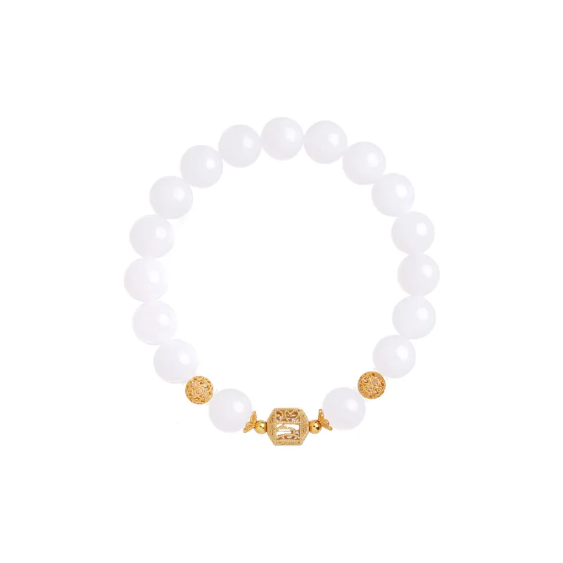 Clear Snow Glutinous Jade Jadeite Bracelets Unisex-0