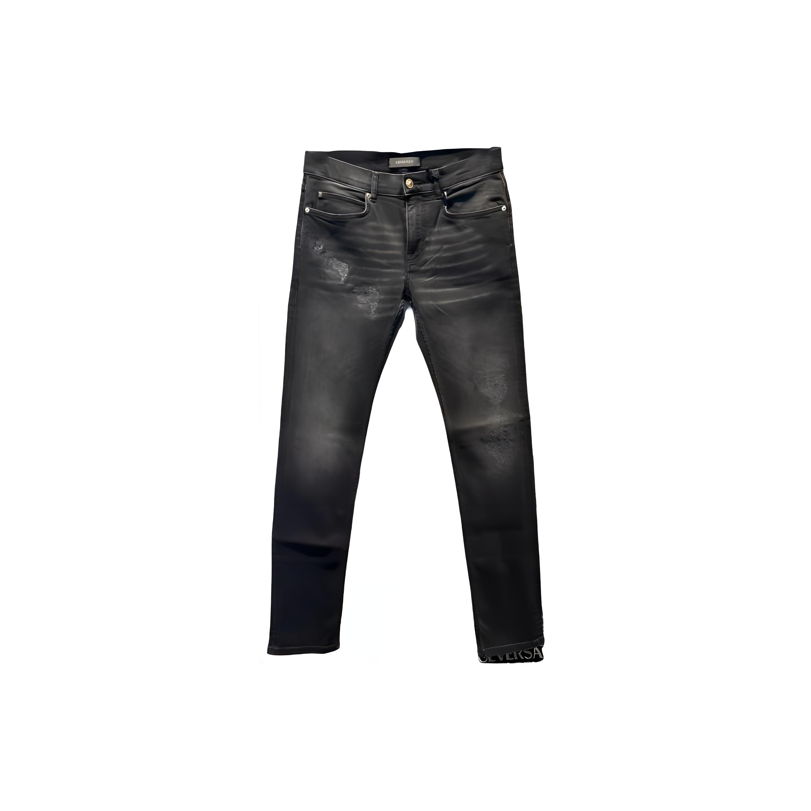 VERSACE Jeans Men Black 35 - POIZON
