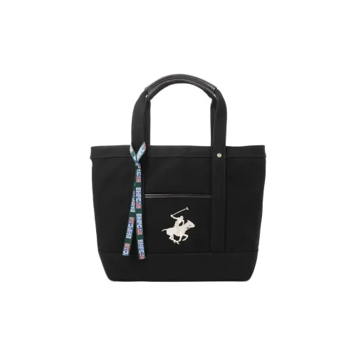 BEVERLY HILLS POLO CLUB Cotton Handbag Unisex Black