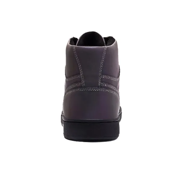 Airwalk Anti-Slip Wear-Resistant High-Top Skateboard Shoes Men's Black Purple-3