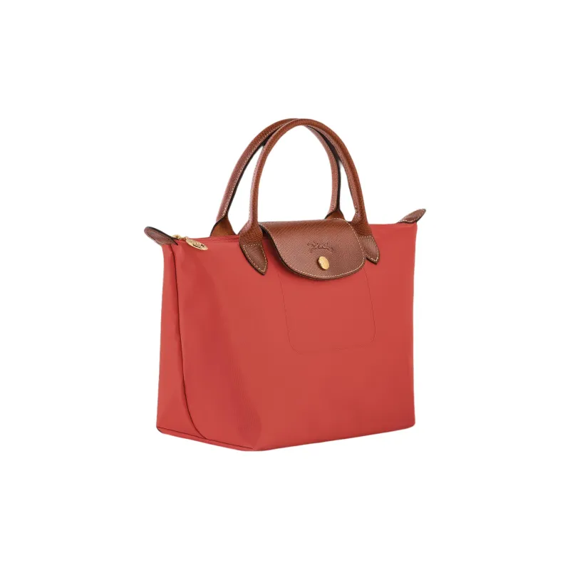 LONGCHAMP Le Pliage Recycled Canvas Dumpling Bag Handbags Small Size Women's Tomato Red-1