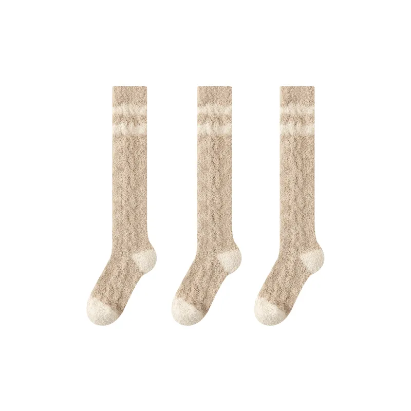 XXLLG Knee High Socks Women's 3 Pack-14