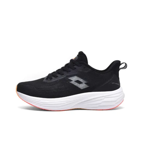 LOTTO Shock Absorbers With Slip Resistant And Abrasion Resistant Properties Low Top Running Shoes Women's Black