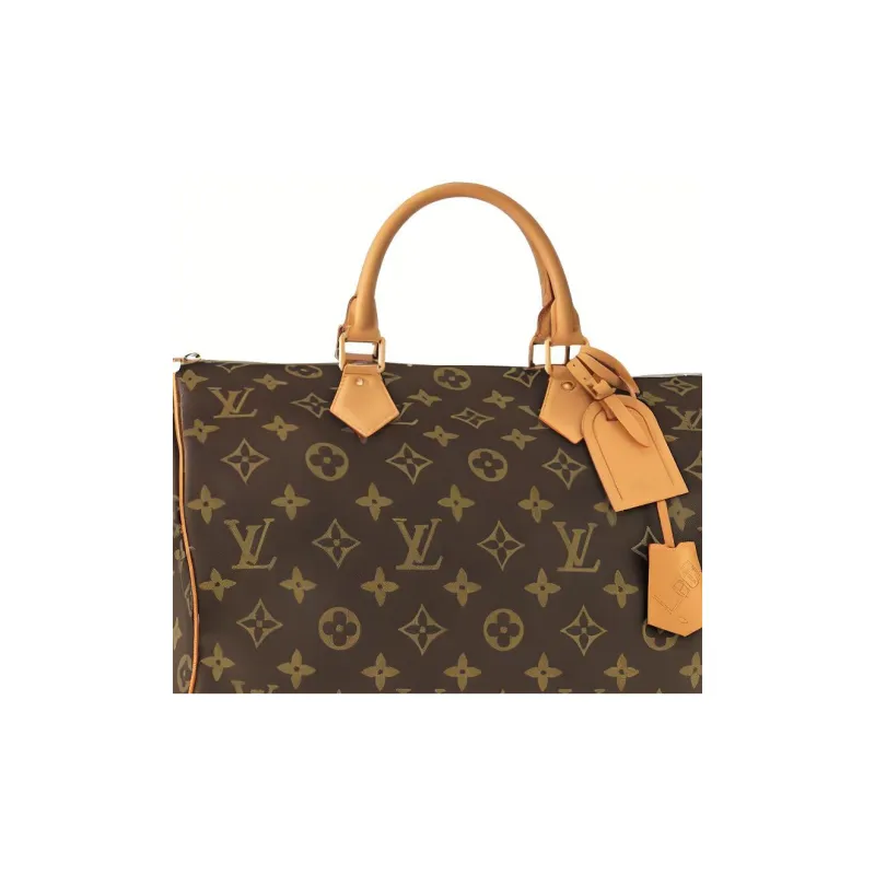 LOUIS VUITTON Speedy P9 Bandoulière 50 Monogram Leather Brown Monogram-2
