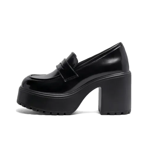 Earl Cat Casual Single Shoes 9cm Women's