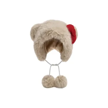 FREE RABBITⅡ Thickened Warm Ear Protection Plush Trapper Hats Women's