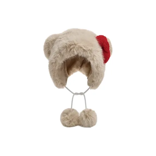 FREE RABBITⅡ Thickened Warm Ear Protection Plush Trapper Hats Women's