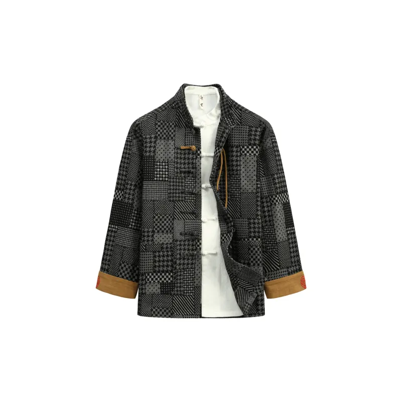 XUANSHENG Jackets Coats Men's Black-5