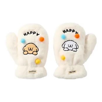 YANCANG x Line Puppies Cute Plush Winter Warm Practical Creative Accessory