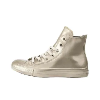 Chuck Taylor All Star Women's Converse Metallic Rubber High 'Light Gold' Women's