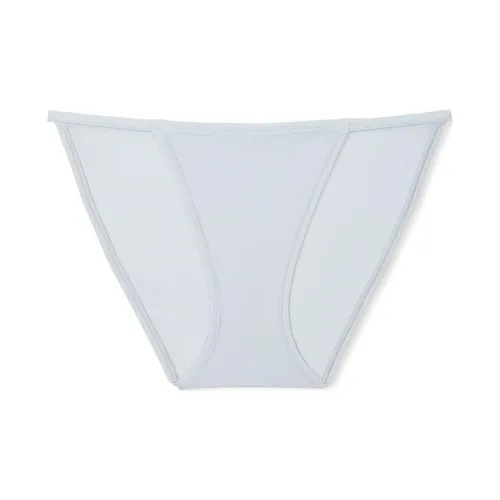 Victoria's Secret PINK Cotton String Bikini Panty / HBLSG Underpants Women's 1 Pack Hydrangea Blue