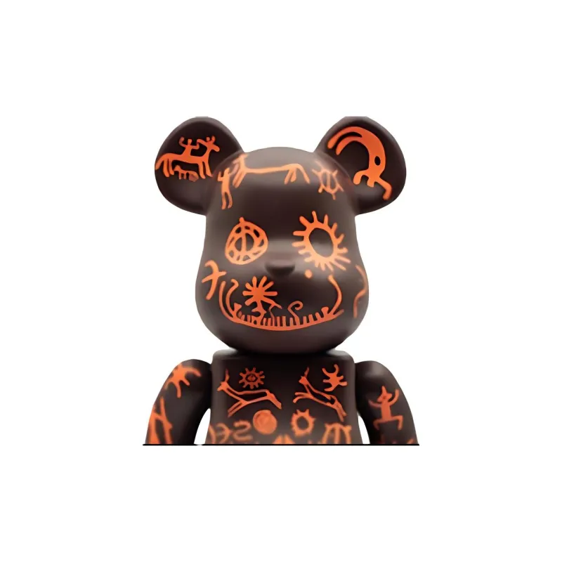 BE@RBRICK x MOOSE KNUCKLES Totem Print 100%400% 7/28cm-3