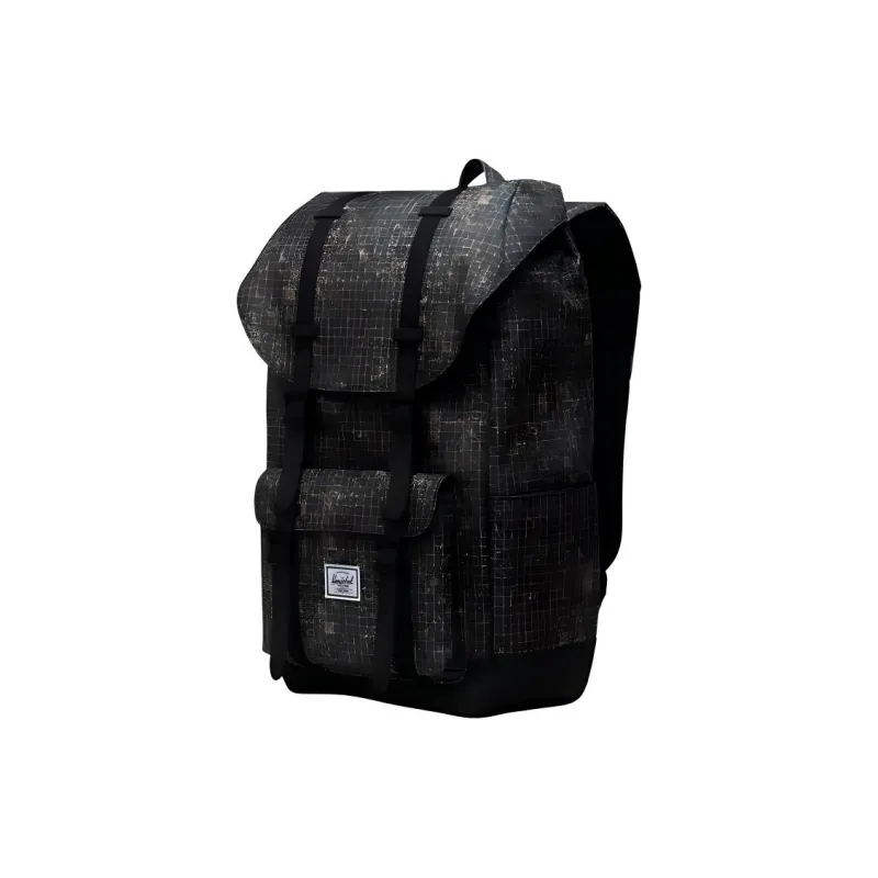 Herschel Recycled Material Fabric Backpack Regular Men's Dark Green-2