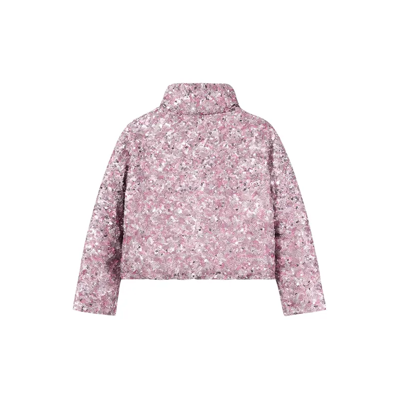 Miss Sixty Down Jacket Women's Gray Pink-1