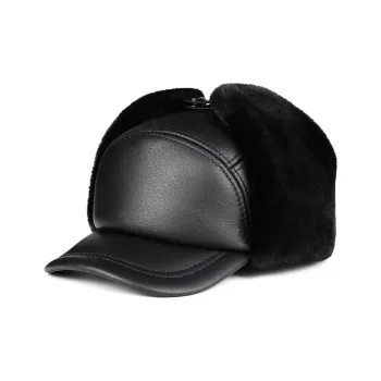 BANDICOOT Cow Leather Trapper Hats Men's