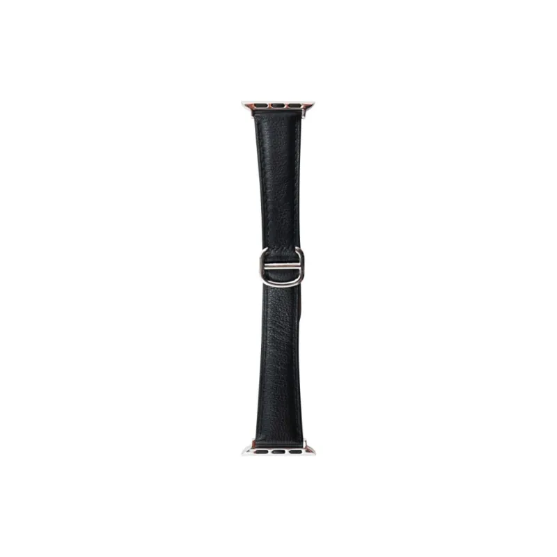 CHRROTA Watch Band Apple Compatibility Cowhide Leather Material-3