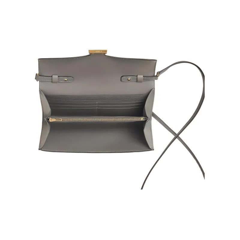 HERMES Constance To Go Epsom Leather Handheld Shoulder Bag Crossbody Bag Wallet Women's 0L Grismeyer Cumulonimbus Gray-2