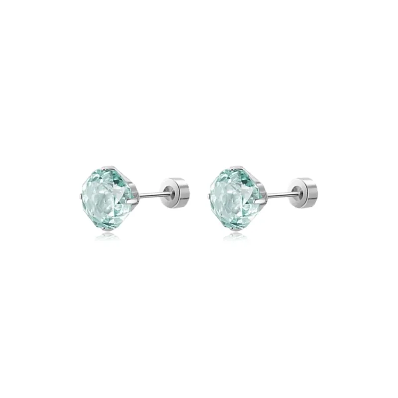 WANLIACC Alloy Stud Earrings Women's-12