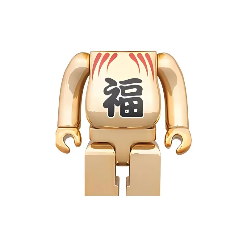 BE@RBRICK Dazzling Gold Plated Daruma Gold-1