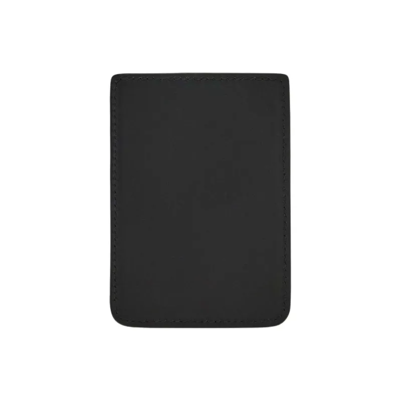 FERRAGAMO Calfskin Card Holder Men's Cyan-1