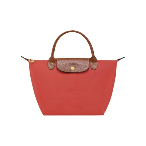 LONGCHAMP Le Pliage Recycled Canvas Dumpling Bag Handbags Small Size Women's Tomato Red