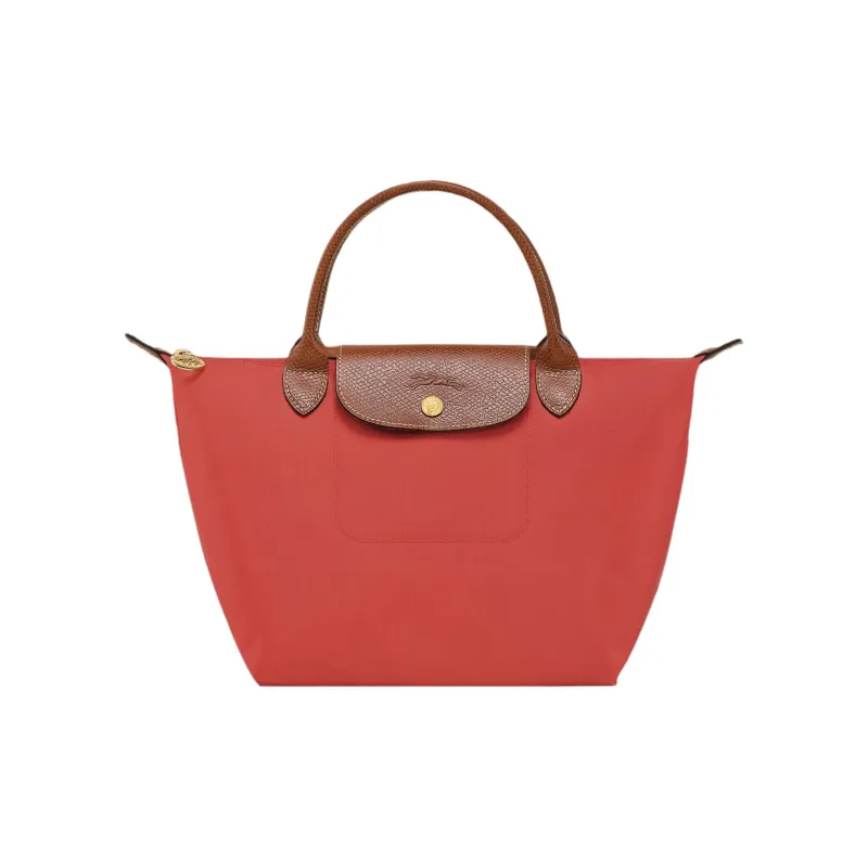 LONGCHAMP Le Pliage Recycled Canvas Dumpling Bag Handbags Small Size Women's Tomato Red-0