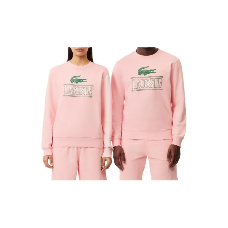 LACOSTE Sweatshirts Unisex Pink-2