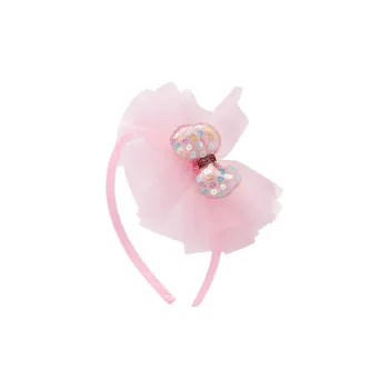 ROYALSASA Silk Chiffon, Acrylic Headband Headbands Women's