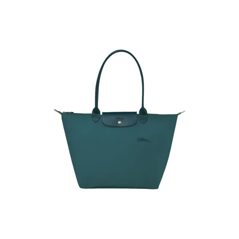 LONGCHAMP Le Pliage Green Polyamide One Shoulder Handbag Tubas Women's Peacock Blue-0