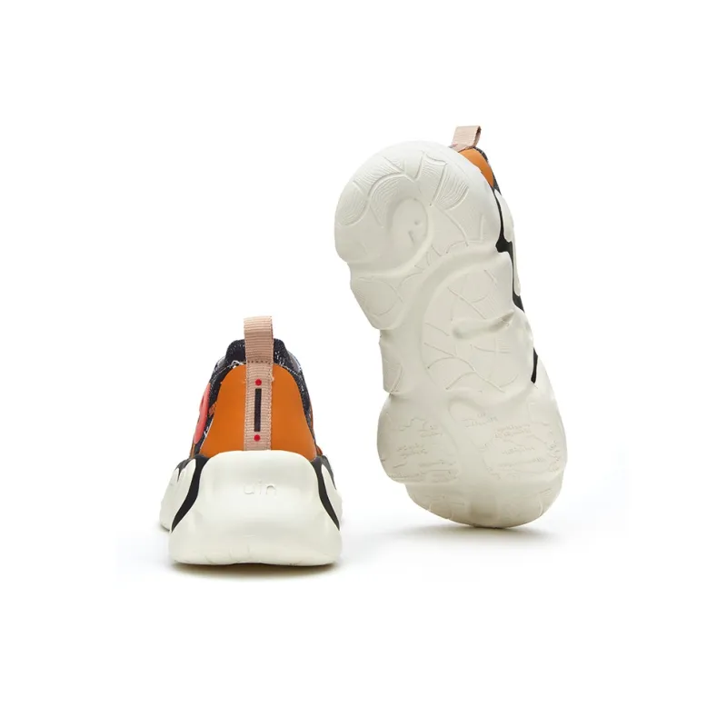 U.IN Painted Travel Shoes Low Top Chunky Sneakers Unisex-19