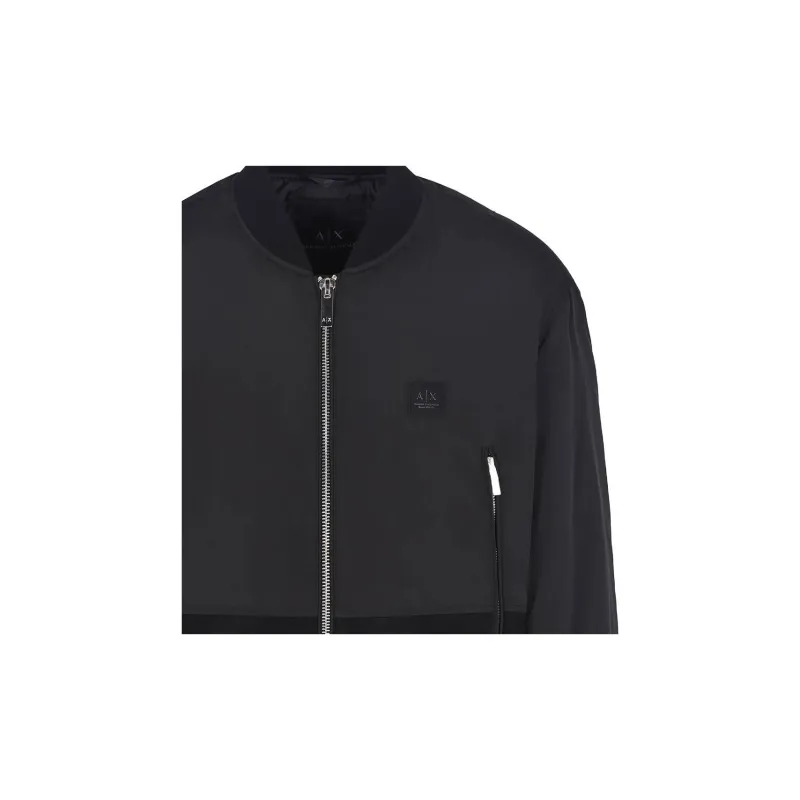 ARMANI EXCHANGE Logo patch Bomber Jacket-4