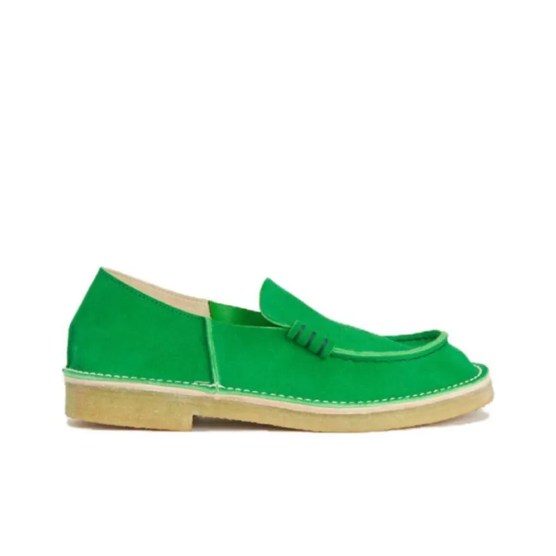 Hender Scheme Dean Loafers Men's Green-1
