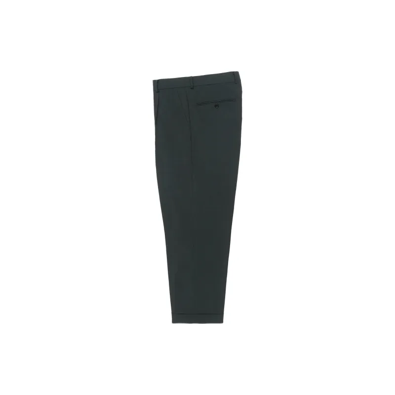 WACKO MARIA x DORMEUIL FW24 TYPE-2 Suit Trouser Unisex Dark Green-1